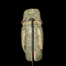 Statuette mezcala de forme cylindrique